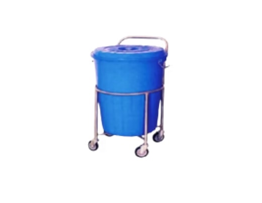 Solid Linen Trolley with plastic