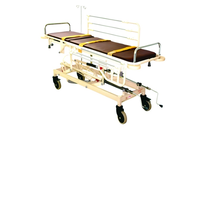 Deluxe Height Adjustable Patient Stretcher